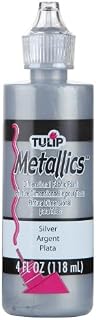 Tulip 3D Fabric Paint 4oz Metallic (Silver)