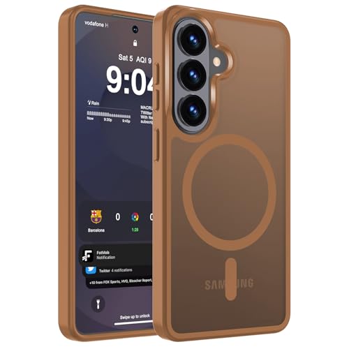Image of WRJ Magnetic Case for Samsung Galaxy A17 /A16 /A26 6.7-Inch,Matte Brown