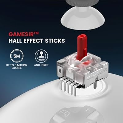 GameSir G7 HE Wired Controller, Officially Licensed for Xbox Series X|S, Xbox One & Windows 10/11 PCs, Hall Effect Sticks - White