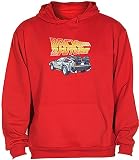 Camisetas EGB Sudadera Regreso Al Futuro ochenteras 80´s Retro (Rojo, 3XL)