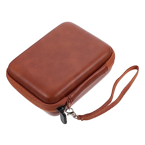 ERINGOGO Guitar Pick Bag Case Stop Losing Picks Pu Easy Zipper Access Travel-friendly