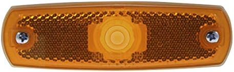 GROTE PERLUX 47263 Side Marker Light - LED Universal Flat Mount Yellow Lens