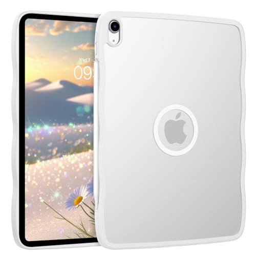 Coque iPad 11 compatible MagSafe protection antichoc transparente blanche