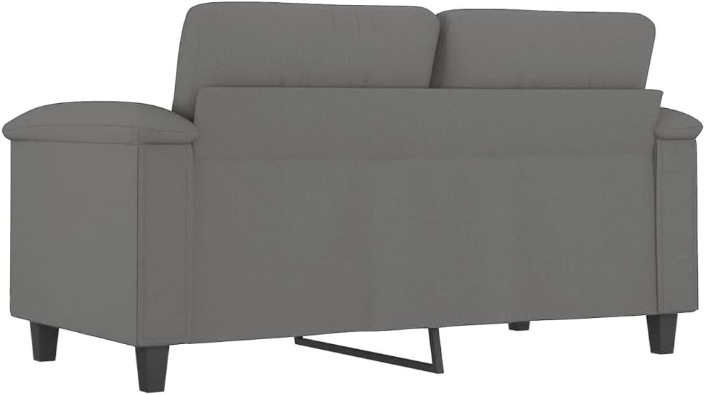 2-Seater Sofa Dark Grey Living Room Furniture