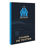 Reliure : cousue 1 Cahier de Textes Football Olympique de Marseille - Dimension 15 x 21 cm