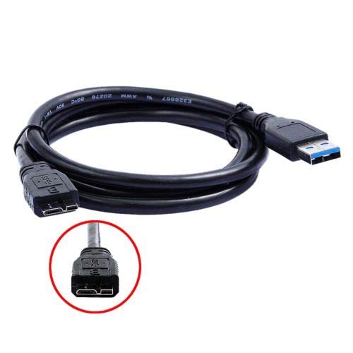 Myw-tech USB 3.0 Charger + Data Sync Cable For WD My Book Essential WDBACW0010HBK