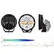 Hella VALUEFIT Blade Black 7 LED Fernscheinwerfer - 12/24V - rund - Referenzzahl: 25 - Anbau - ECE-148/ECE-149 - Lichtscheibenfarbe: glasklar - Kabel: 500mm -1FJ 357 198-061 LED