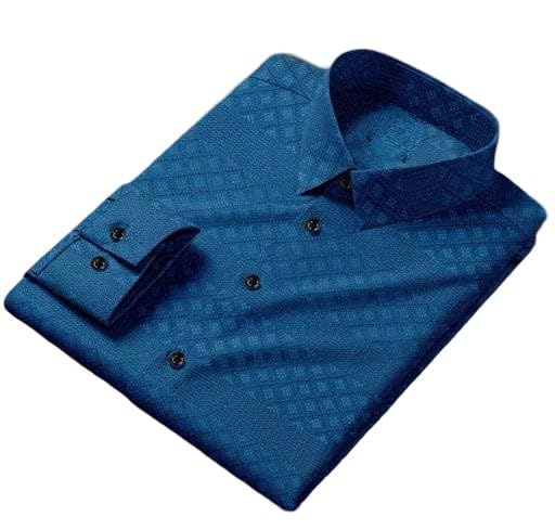 th brother Men Solid Casual Collared Shirt Breathable Comfortable Regular Fit Modern Stylish Everyday Fashion Outfit-picture-39
