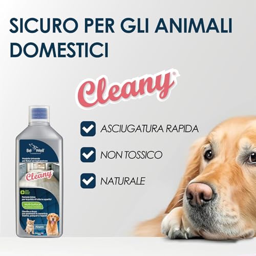 Cleany Detergente Concentrato Per Robot Lavapavimenti E Aspirazione Con Igienizzante Multisurface 1000Ml Pulizia Senza Aloni E Sostenibile Adatto A Tutti I Robot (Senza Profumo) - 3