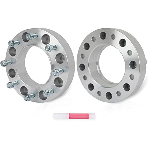 ECCPP 2PCS 8x200 Wheel Spacers Hub Centric 2" 8 Lug 14x1.5 142mm hub bore Compatible with 2019-2023 for F-350 Super Duty 2005-2023 for Ram 3500 2019-2023(Will ONLY FIT DUALLY with 2 Rear Wheels)