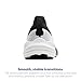 Brooks Men’s Glycerin Stealthfit 22 Neutral Running Shoe - White/Grey/Black - 10.5 Medium