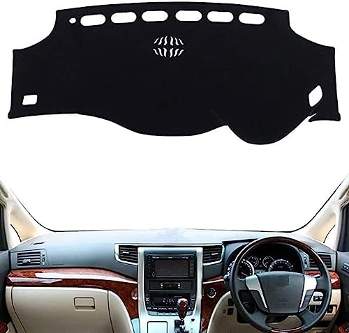 Tapis de tableau de bord pour Alphard Vellfire AH20 2008-2017 antidérapant protection UV
