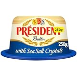 French Butter with Sea Salt Crystals Presidents 250g (1x250g)