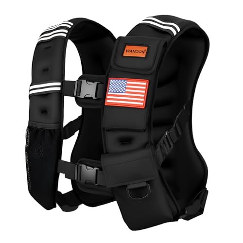Wanoon 8lb Weighted Vest for Women & Beginners - Adjustable Weight Vest for Walking, Fitness, Rehabilitation | Breathable & Odor-Resistant for Comfortable Daily Use