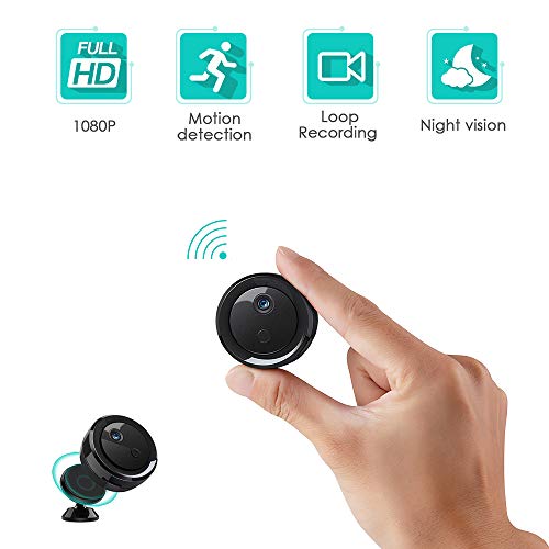 Spy Camera Hidden Wireless Camera WiFi Mini HD 1080P Portable Home Security Cameras
