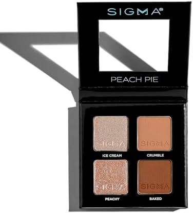 Sigma Beauty Paleta De Sombras Quad Eyeshadow Palette – Maquiagem Eyeshadow Quad Com Uma Fórmula Suave E Amanteigada E Sombras Que Podem Ser Construídas E Misturadas Para Um Visual Impecável, Projet
