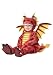 California Costumes Adorable Dragon Infant, Red/Yellow, 18-24