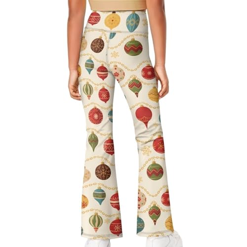 Image of Girls Flare Leggings Cute Bell Bottoms for Teen Girls Wide Leg Sweatpants for 5-14 T