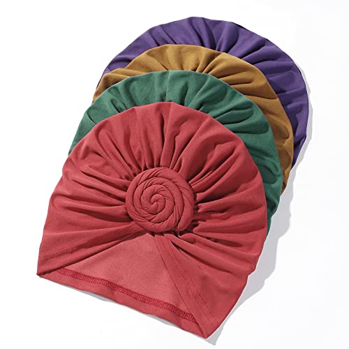 Image of KYNARI Turban Head Wraps for Women, Pretied Stretch Bonnet Hair Wrap