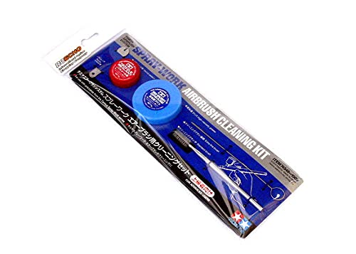 Tamiya Model Craft Tools 74548 cepillos y escariador para limpiar aerógrafo
