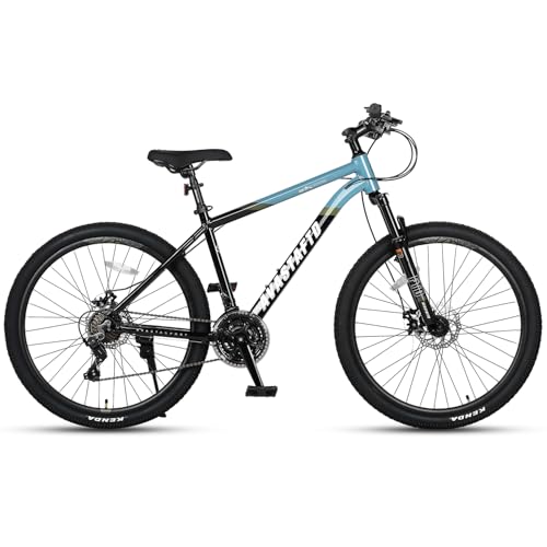 Image of AVASTA Earth 26 27.5 inch Mountain Bike with 21-Speed, Aluminum Frame, Dual Disc Brake, Comfortable Saddle, Multiple Colors