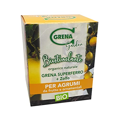 GRENA SUPERFERRO + S Speciale Agrumi 100 gr Biostimolante Fertilizzante Concime Organico
