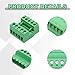 MECCANIXITY 10PCS 5-Pin PCB Mount Screw Terminal Block Connectors 5.08mm/0.2inch Pitch Circuit Board Connectors for Home Appliances, Industrial Project
