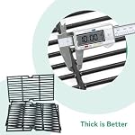 16 7/8" Grill Grates for Charbroil 463436215, 463436214, Master Chef G43257, G43205, G43258, G45118, Kenmore, Cast Iron Grill Grid for Thermos 461442114, Backyard, Expert Grill BG2824B, DG2824BN Parts