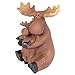 Slifka Sales Company Mama Moose with Baby 5.25 Inch Resin Decorative Tabletop Figurine