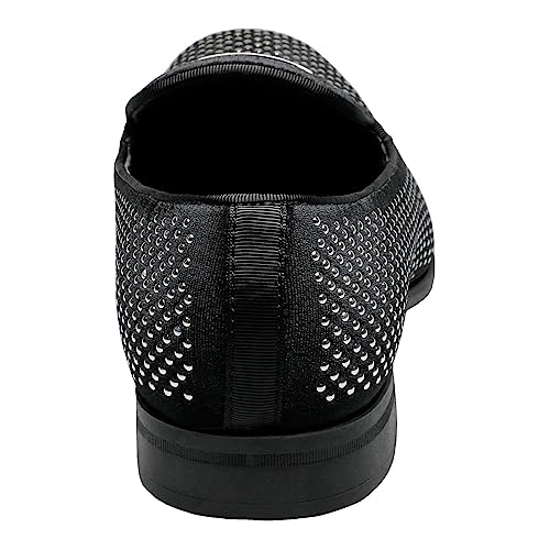 Image of Stacy Adams Men's Swagger Studded Ornament Slip-on Driving Style Loafer