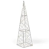 Wirkungsvolle & dekorative LED Dekoration aus Metall in zeitlosem Design mit 140 Micro LED´s für Ihr Zuhause – Nur geeignet für den Innenbereich