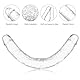 39 cm Doppel-Dildo,Crystal Jelly Realistic Long Dildo,Riesiger flexibler klarer Penis für Lesben, G-Punkt Stimulator Dildo, Sexspielzeug für Frauen Männer Paare