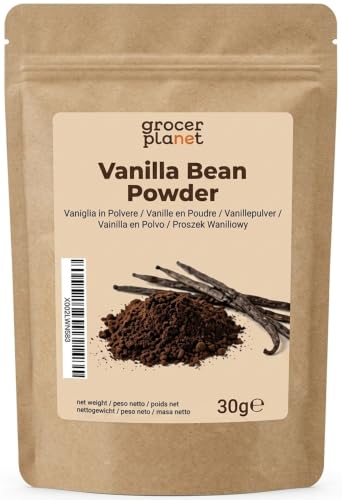 Grocer Planet - Vainilla en Polvo (30g) | Sabor Intenso y Natural