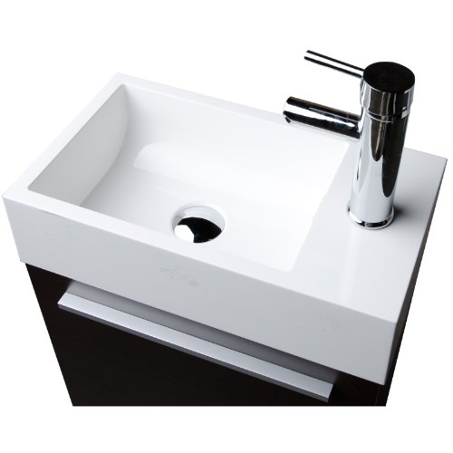 Conceptbaths 18" Small Wenge Modern Bathroom Vanity Set Cb-T460-Wg #TOP1