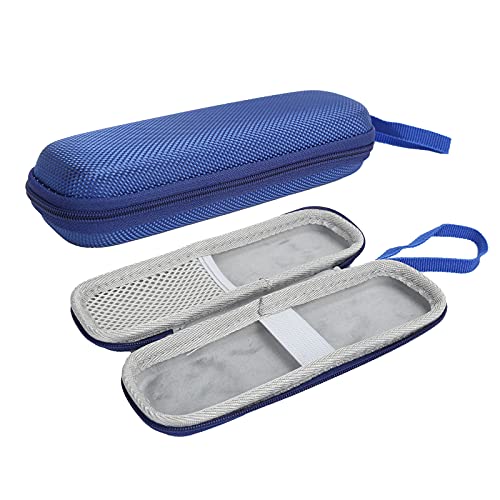 収納バッグ、キャリングケース翻訳用学校用家庭用耐衝撃性ポータブルステインペンキャリングケース(青)