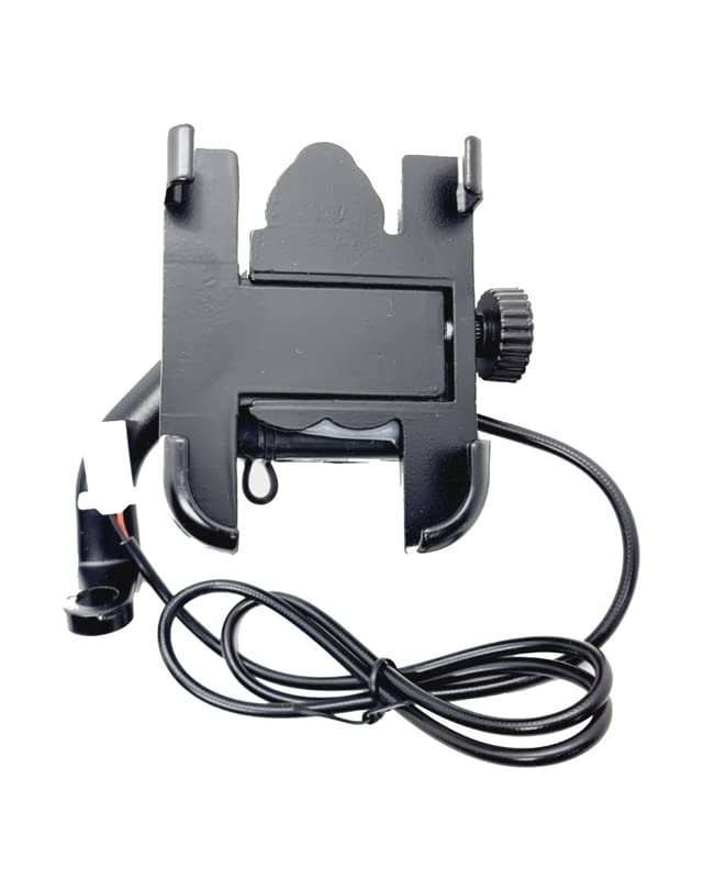 STRIDES Present Safe and Durable Mobile Holder Suitable for All Bike and scooty with USB Charging Mirror Fitting (na koi Mobile nikal sakta nahee jerking Main nikal sakta) (B09XF5R7DN) Amazon Price History, Amazon Price Tracker