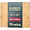 Riveira XXL Wood Cutting Board 36x24 Inches – Giant Butcher Block, Charcuterie Board & Stove Cover
