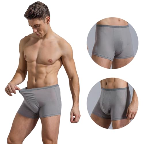 10 Pack Mens Disposable Underwear, Cotton Portable Boxers Briefs for Travel/Fitness/Emergency/Hospital Stays2