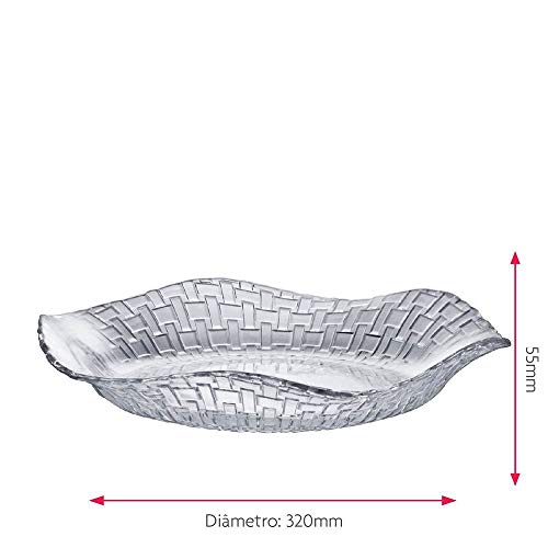 Saladeira de Vidro - Fruteira em Vidro Bari Ruvolo