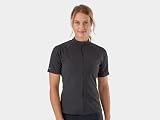 Bontrager Trek Solstice Maillot de cyclisme court pour femme Noir 2023 : Taille XL (40/42)