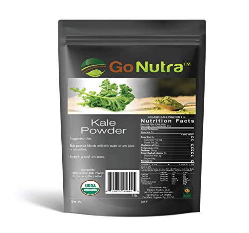 Kale Powder Organic 1 lb. 100% Pure Non-GMO Superfood