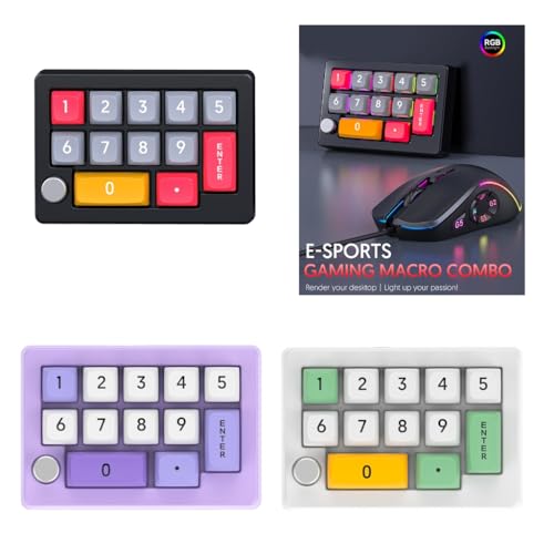 Clavier numérique programmable USB polyvalent pour la productivité au bureau