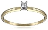 Amazon Collection 10k White Gold Round 7-Stone Diamond Ring