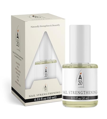Apricot20 Nail Strengthening Oil Plus for Hands & Feet, Enhanced Growth & Repair for Damaged, Fungus, & Weak Nails, Nourishing 25 Essential & Carrier Oils Formula - 0.33 fl oz