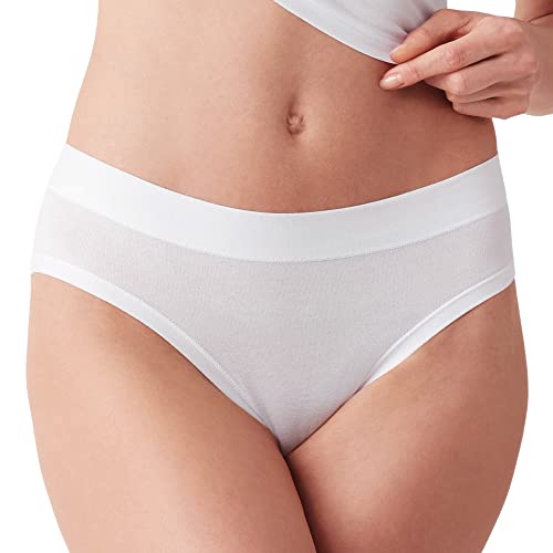 Cotonella, Slip in Morbido Cotone Bielastico - Comodo Slip dal Fianco Medio e Bordo Vita Extracomfort Alto - Confezione da 3 Pezzi - Art. GD019K3 - 2