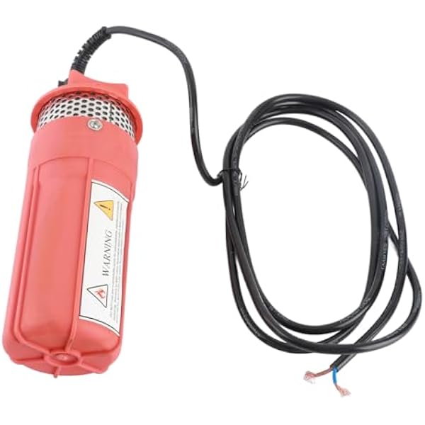 Annadue Słoneczna Głębinowa Pompa Wodna 30 M Podnoszenie 6,5 L Pompa Głębinowa DC 24 V do Stawu Nawadniającego (ORANGE)