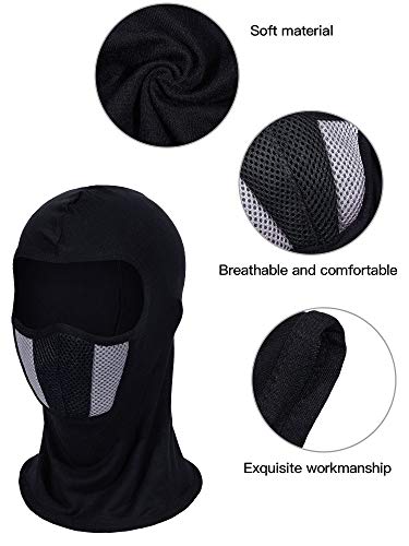 3 Pieces Balaclava Ski Mask For Men Breathable Full Face Mask Windproof Sports Headwear For Helmets Outdoor Activities, 3 Colors #TOP4