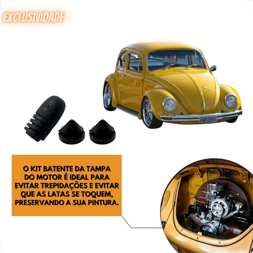 Kit Batente Borracha Tampa Traseira/motor Fusca 1970a96