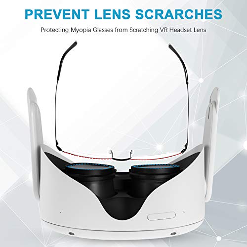 NEWZEROL voor Quest 2 Lens Scratch Pad Bescherming Bijziendheid Bril tegen krassen VR Headset Lens Compatibel voor Quest… - Image 4