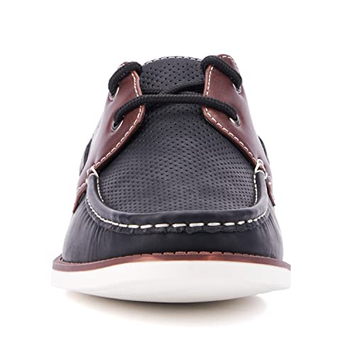 X Ray Men's Quince, Dress Oxfords Shoes, Casual, Lace Up, Round Toe, Manmade Outsole; Size 10 Black #TOP3